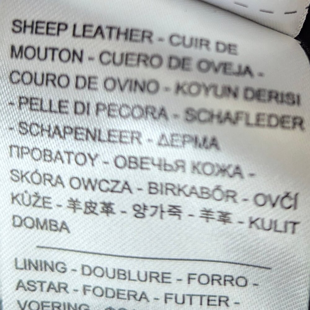 Levi's Sheep Leather Moto Jacket - Picture 5 of 13